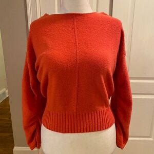 Moth by Anthropologie Hooded Coral Sweater